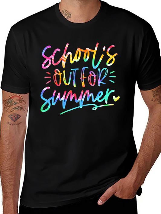 Schools Out For Summer Tie-Dye T-Shirt