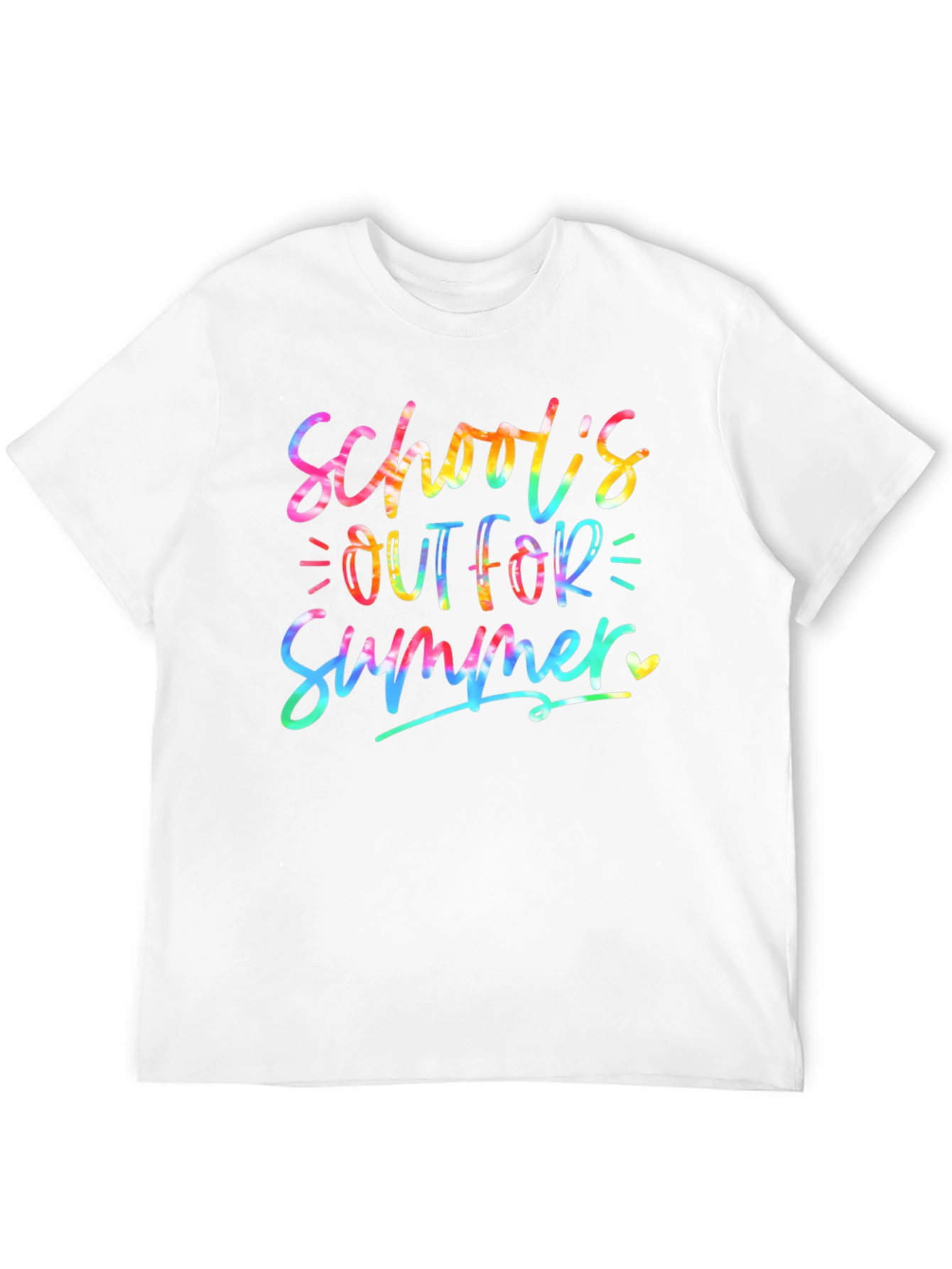 Schools Out For Summer Tie-Dye T-Shirt