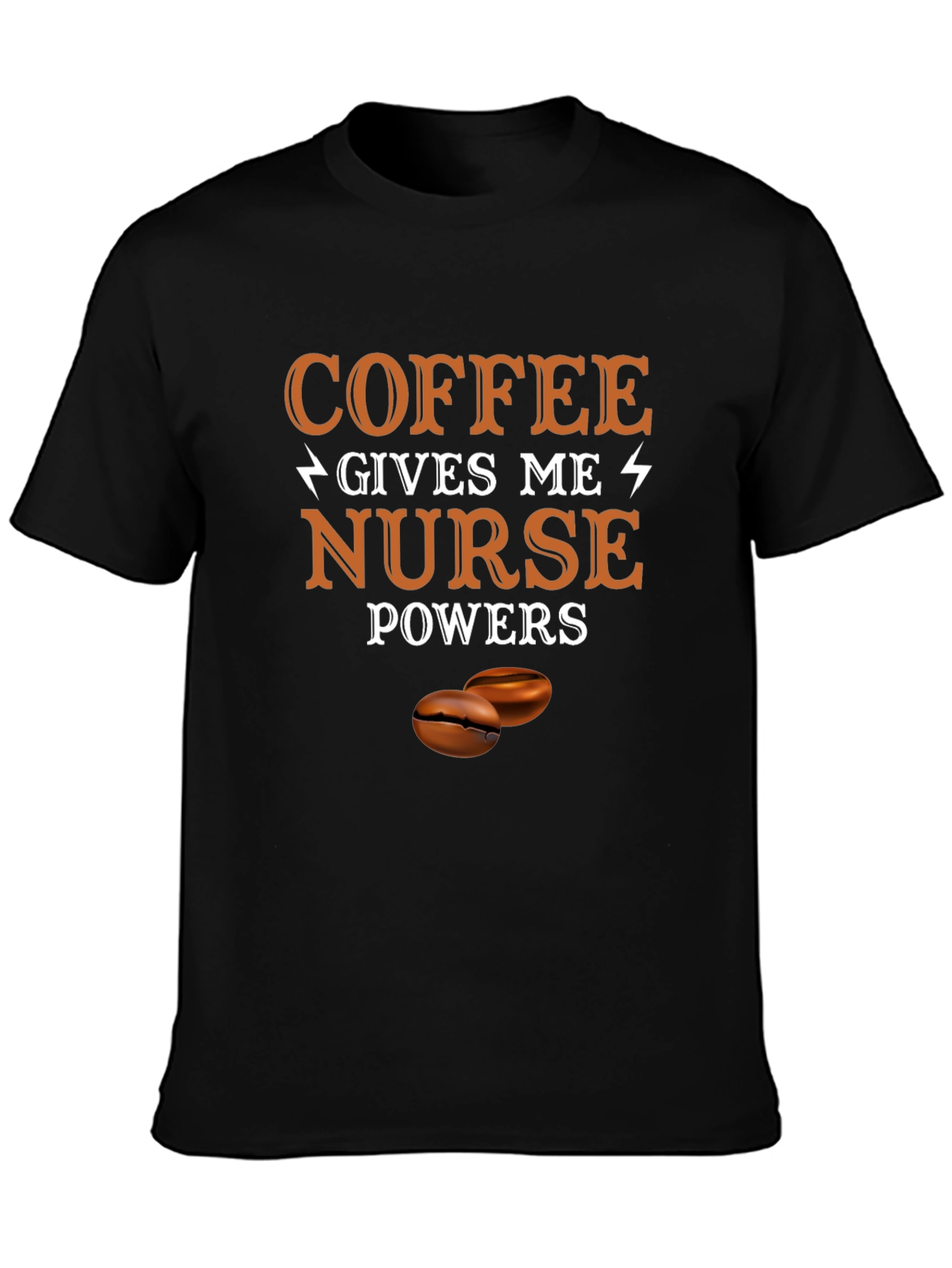 Coffee Gives Me Nurse Powers Graphic Tee