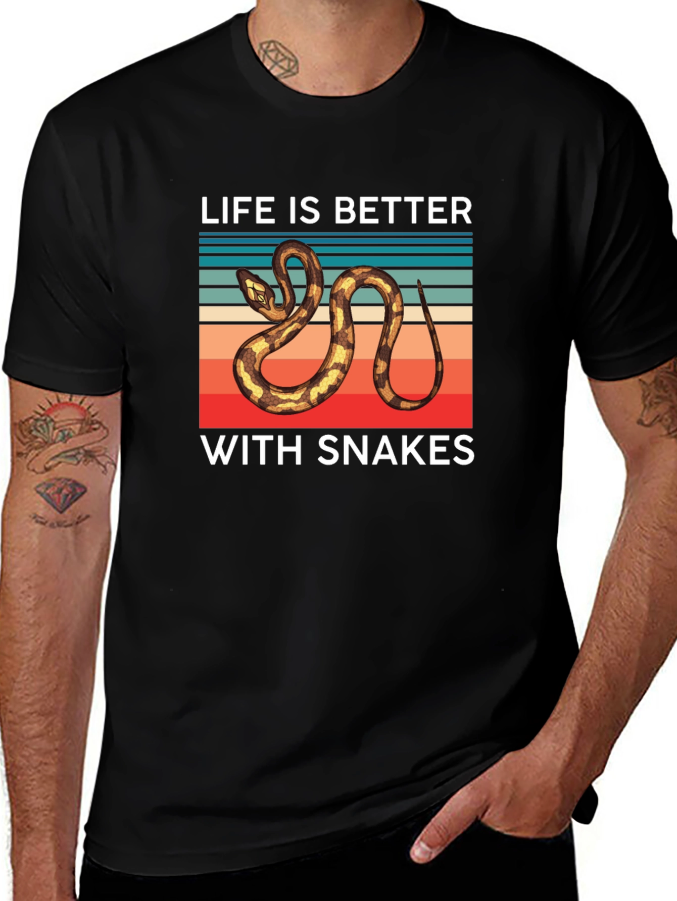 Life is Better With Snakes Graphic Tee