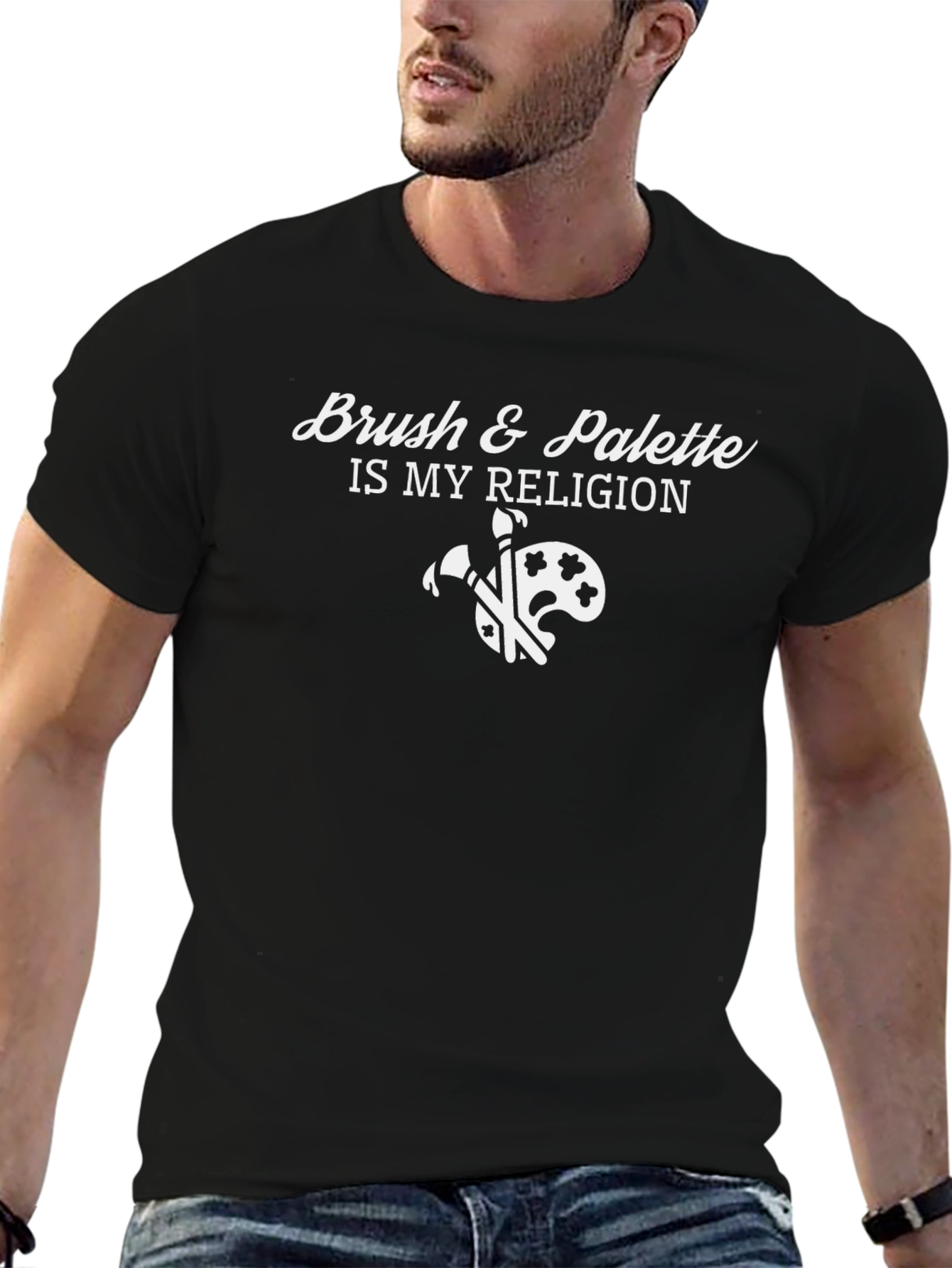 Brush & Palette is My Religion Graphic Tee