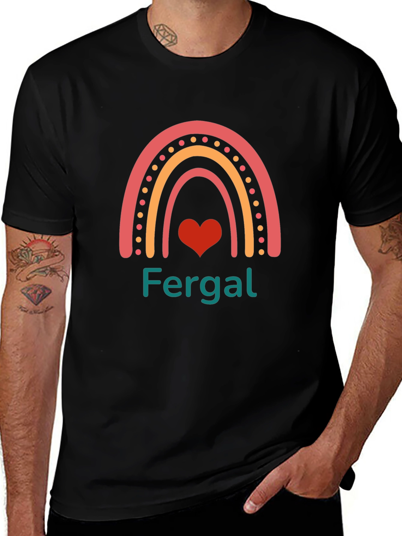 Rainbow Fergal Personalized T-Shirt