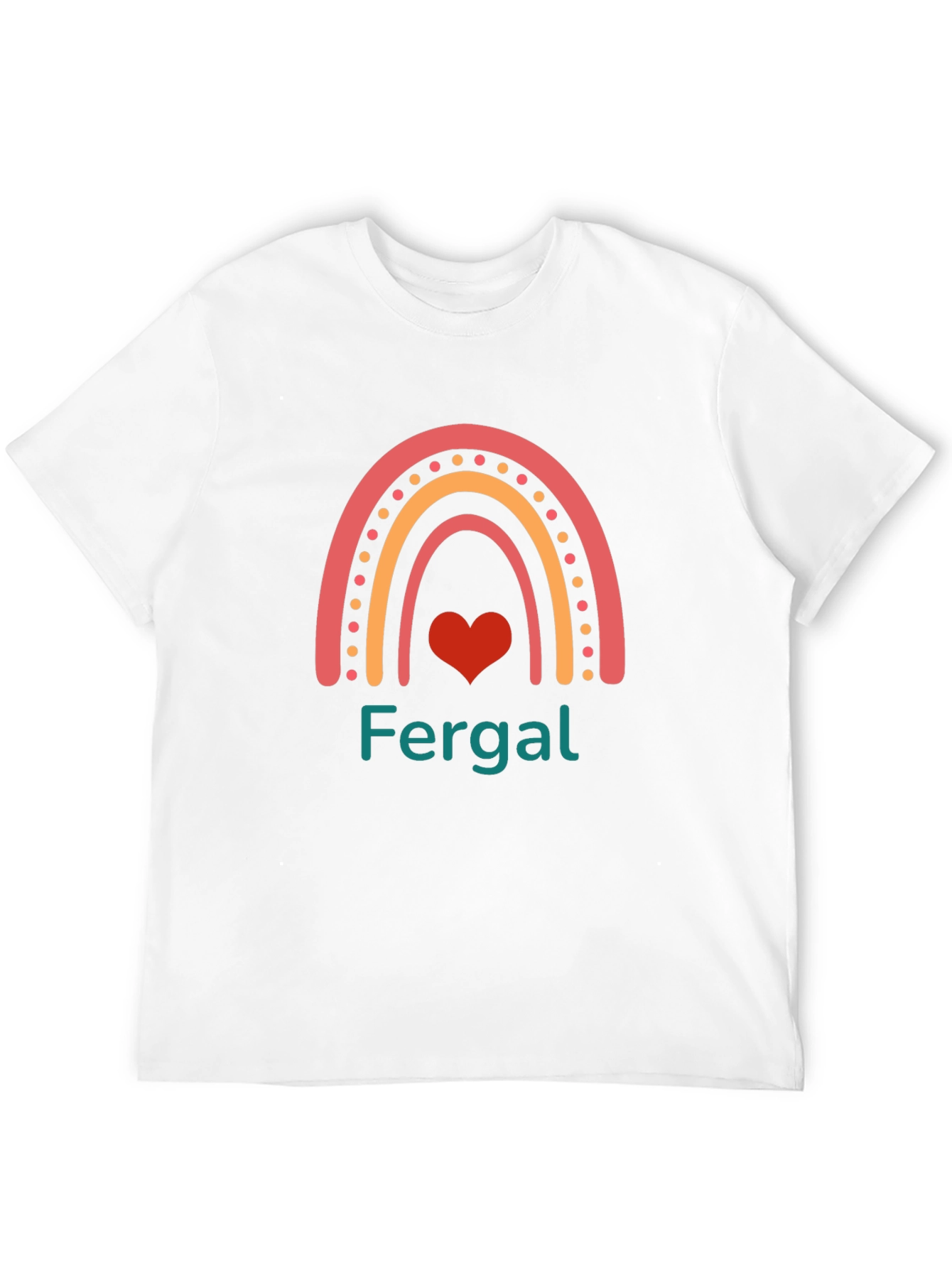 Rainbow Fergal Personalized T-Shirt