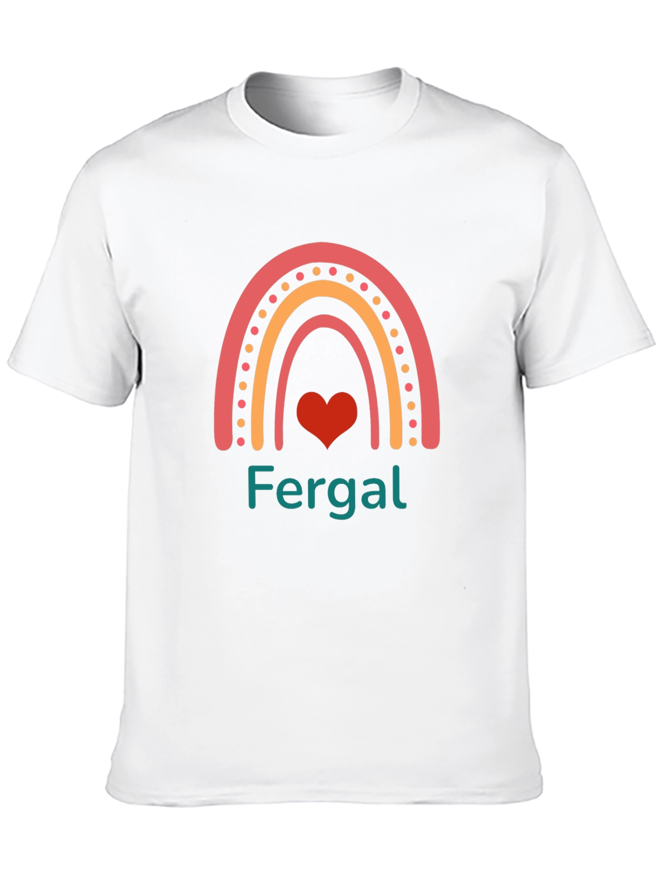 Rainbow Fergal Personalized T-Shirt