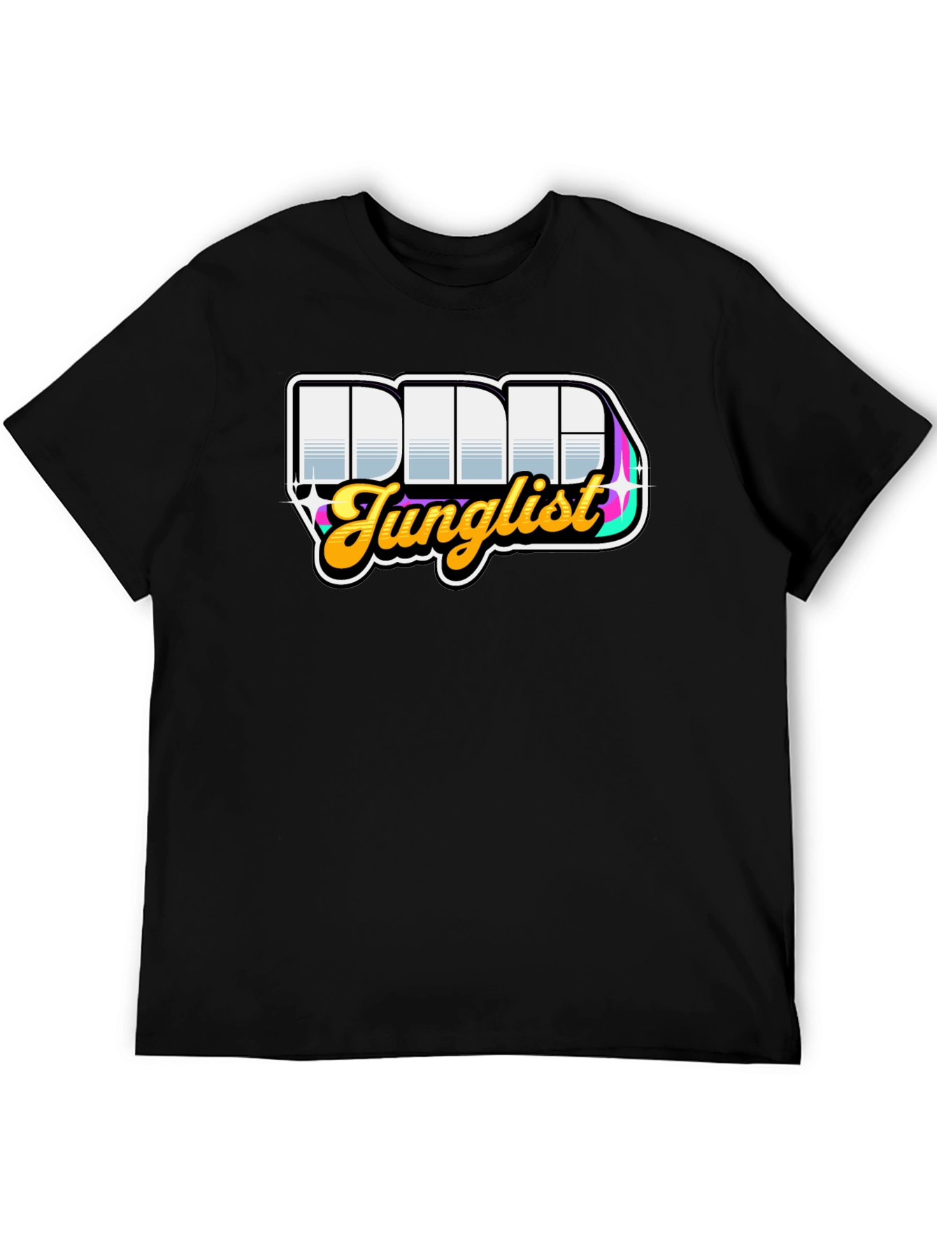 DDD Junglist Black Graphic T-Shirt