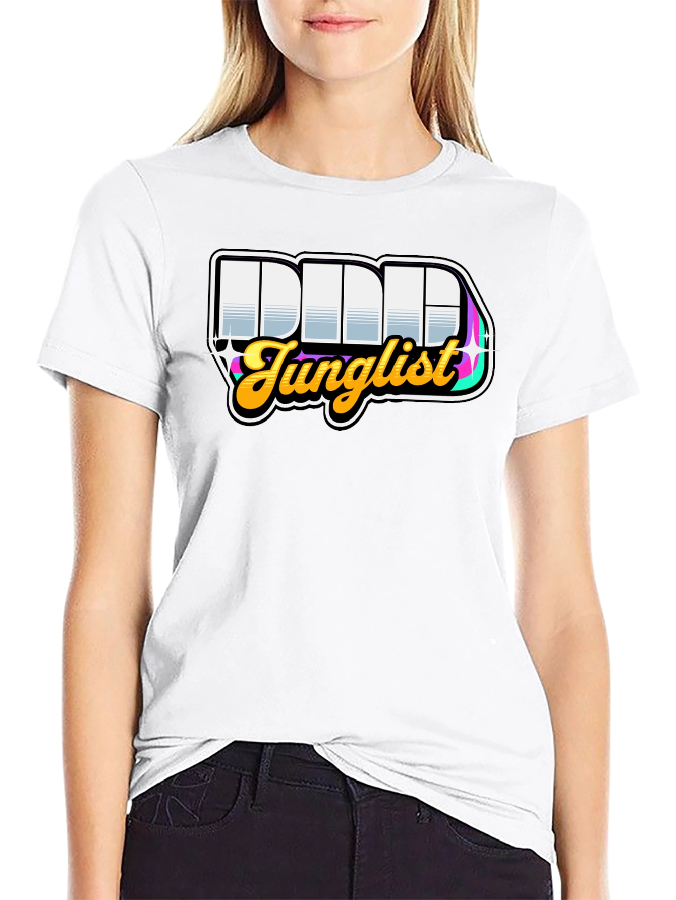 DDD Junglist Black Graphic T-Shirt