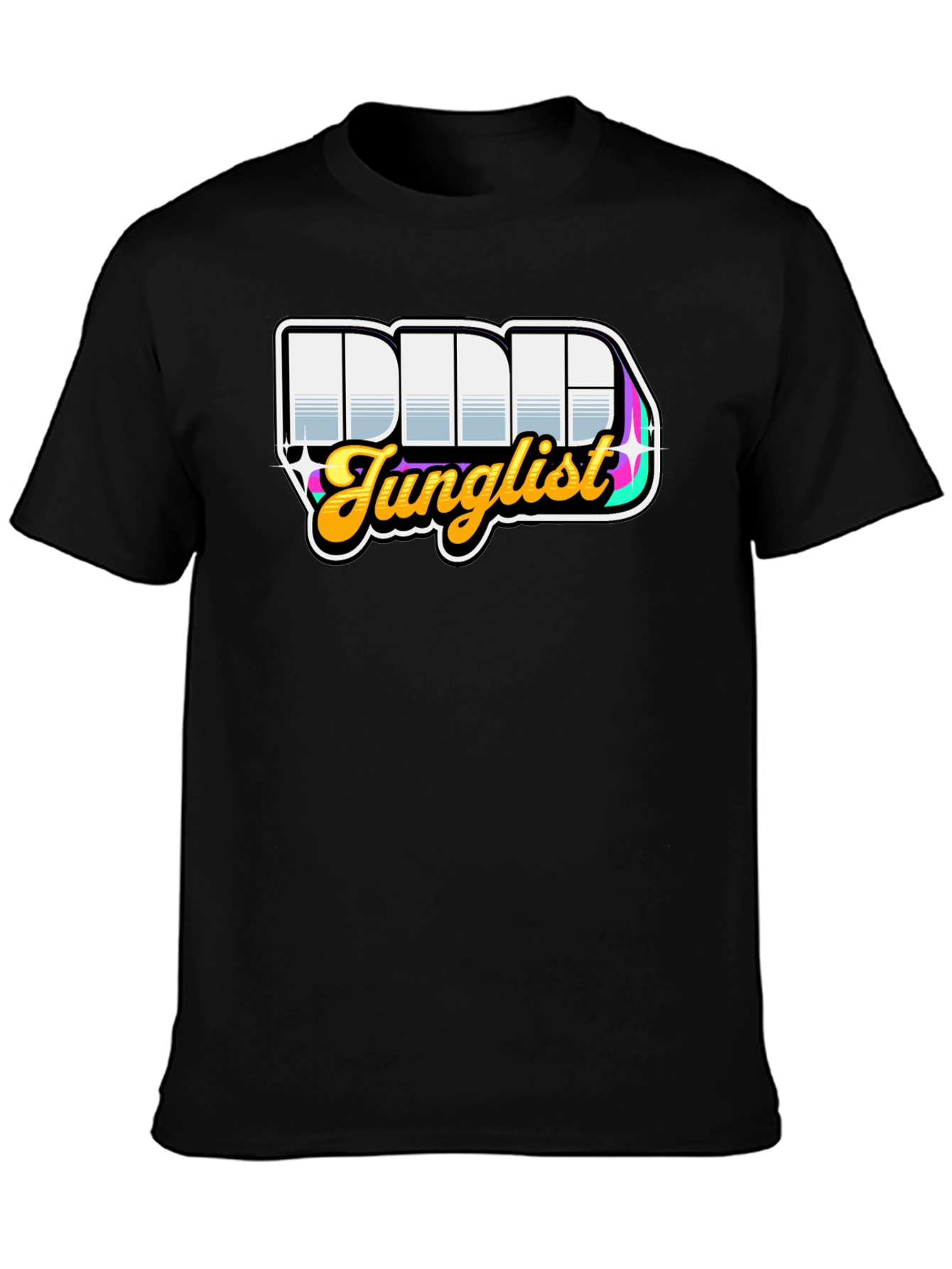DDD Junglist Black Graphic T-Shirt