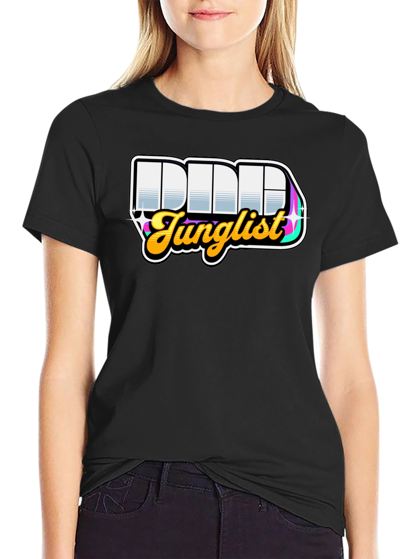 DDD Junglist Black Graphic T-Shirt