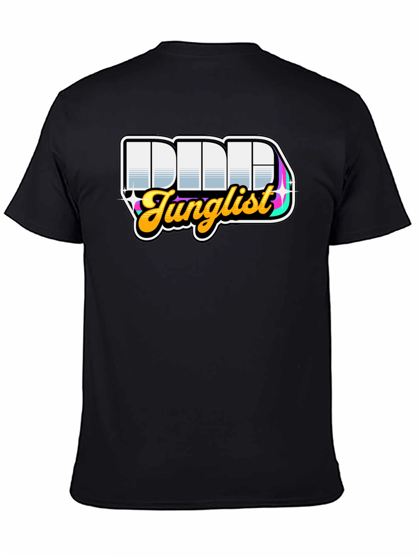 DDD Junglist Black Graphic T-Shirt