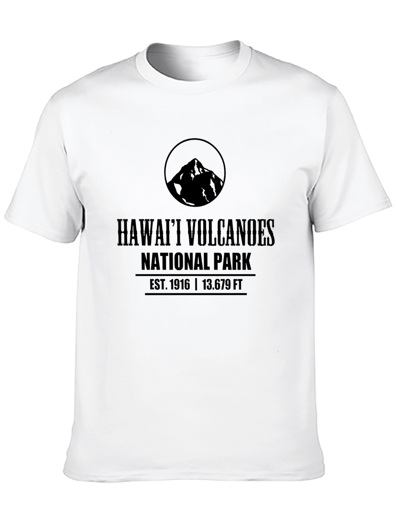 Hawaii Volcanoes National Park Black T-Shirt