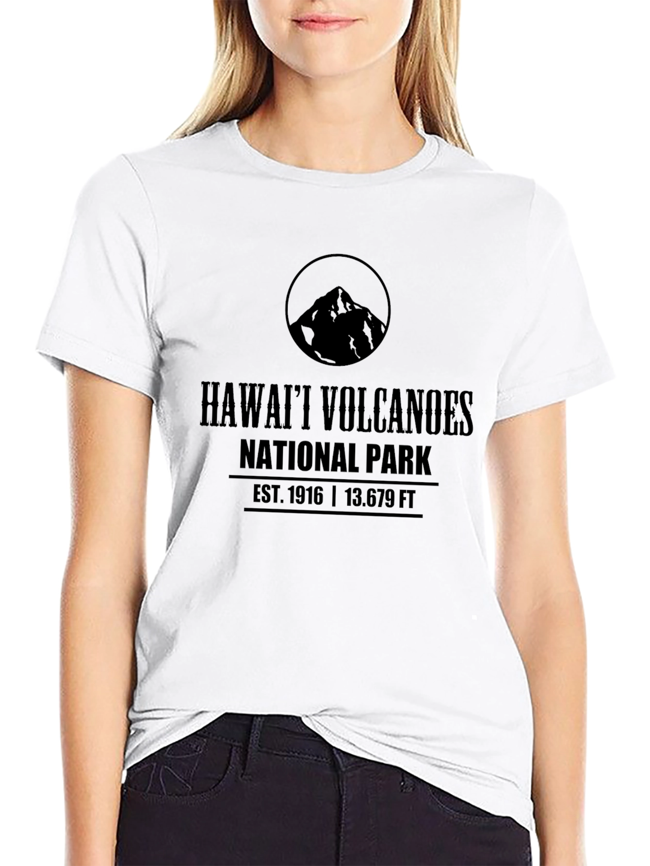 Hawaii Volcanoes National Park Black T-Shirt