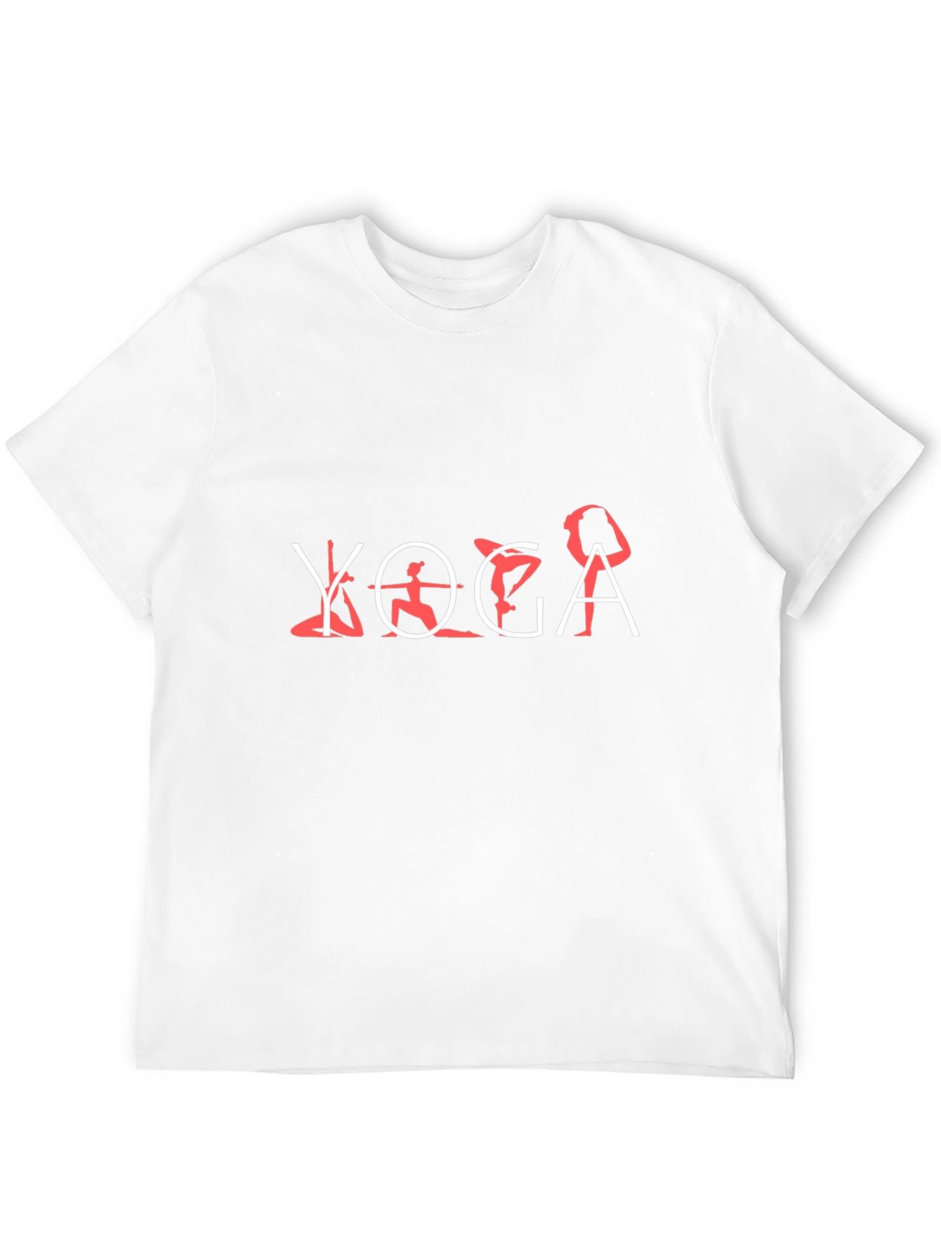 Yoga Pose Graphic T-Shirt - Black