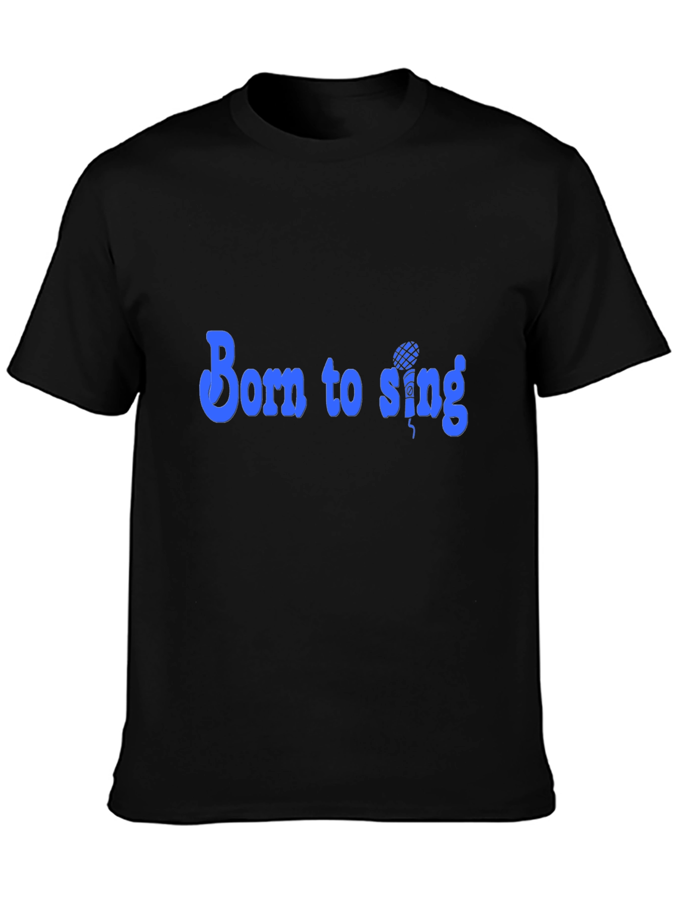 Born to Sing Black Graphic Tee