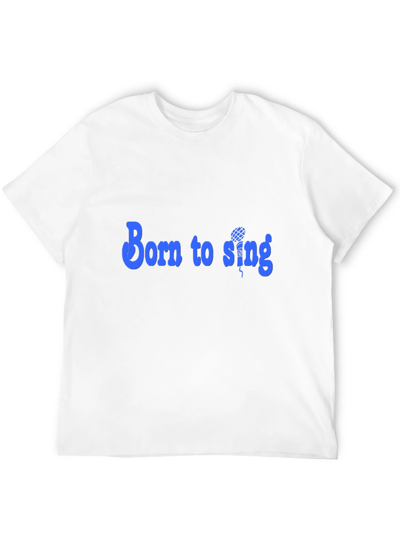 Born to Sing Black Graphic Tee