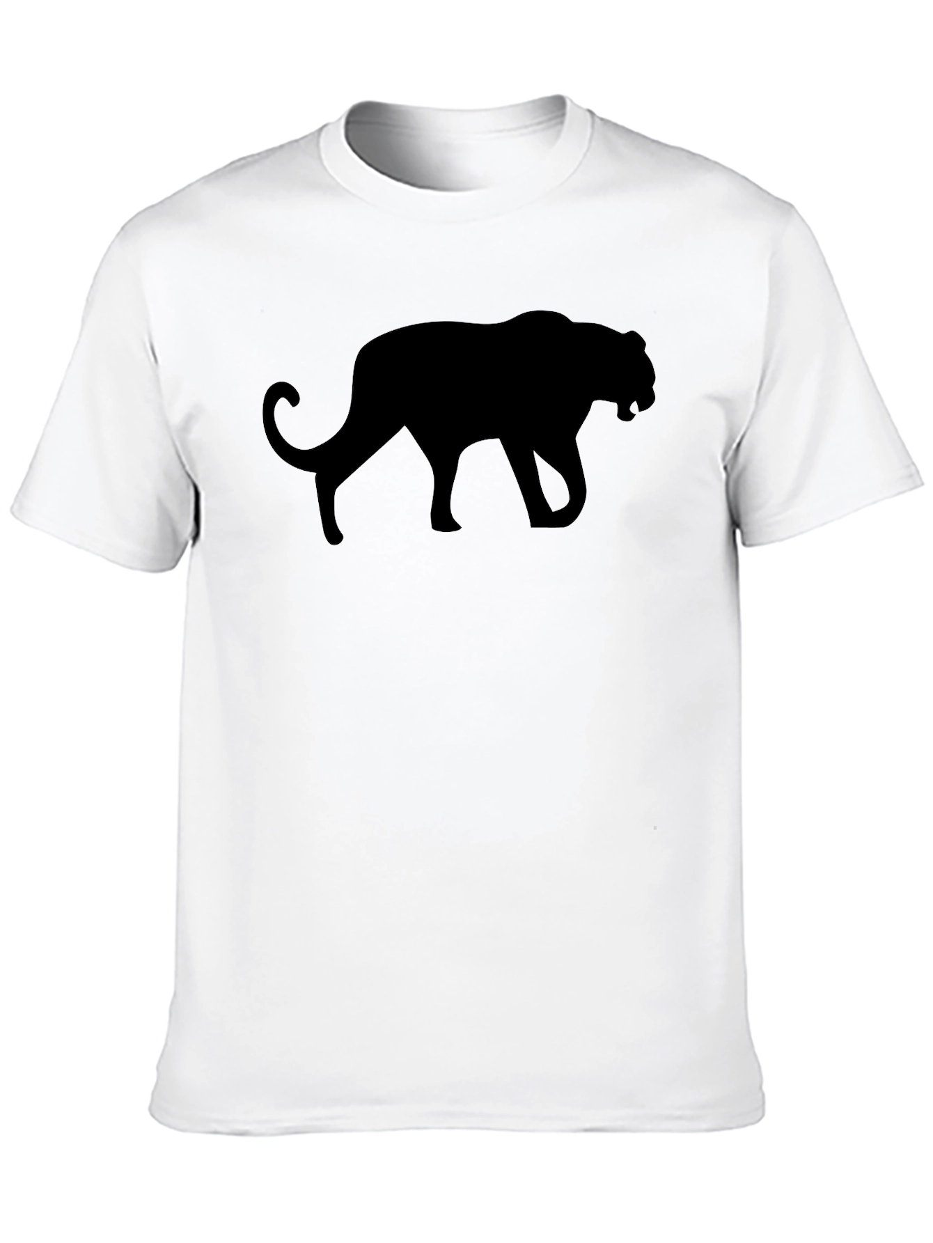 Black Panther Silhouette Graphic Tee - Mens