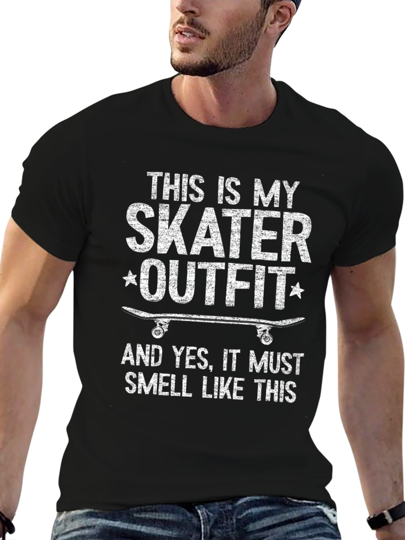 Skater Outfit T-Shirt - Funny Skateboarder Gift