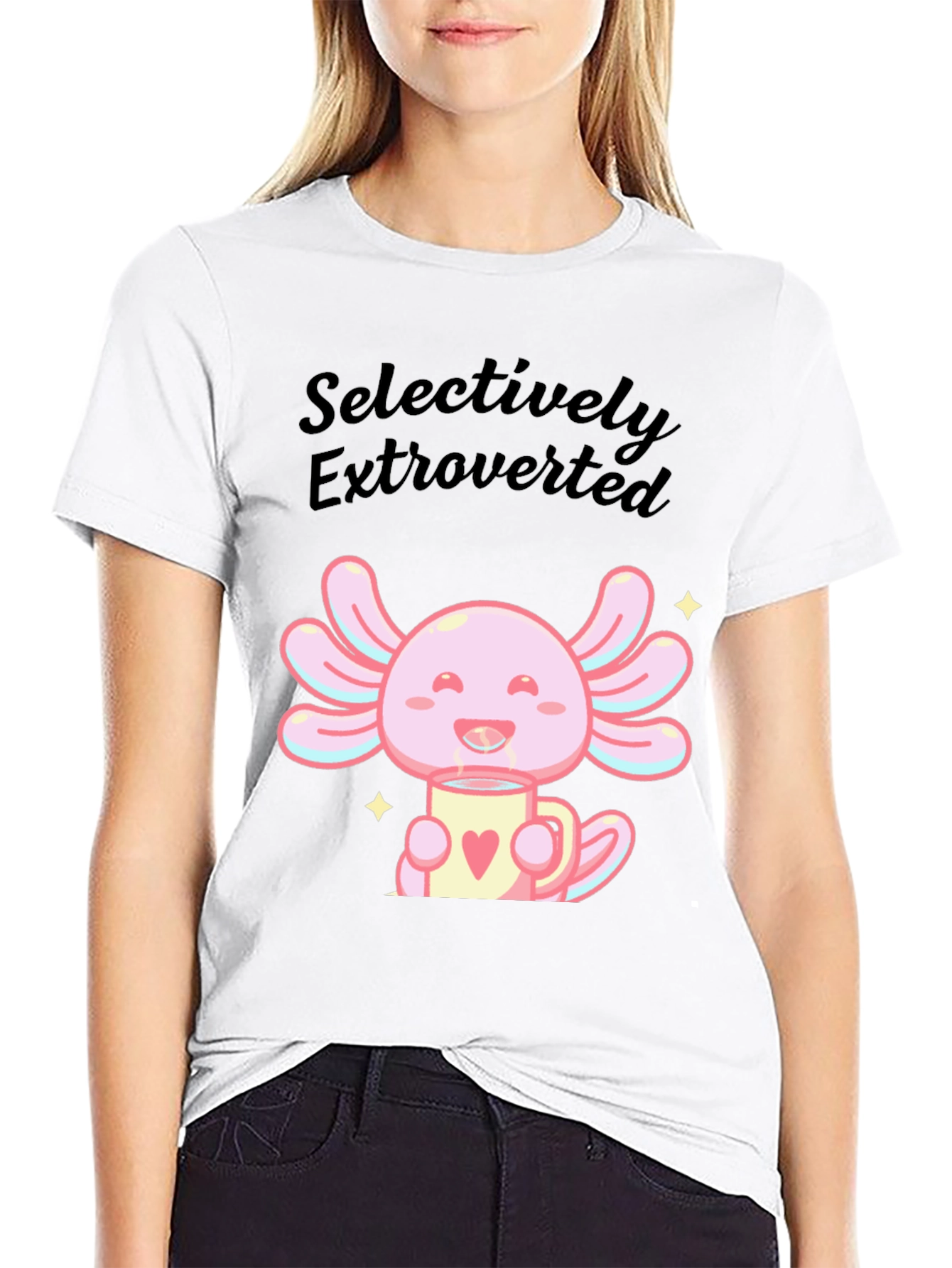 Selectively Extroverted Axolotl T-Shirt