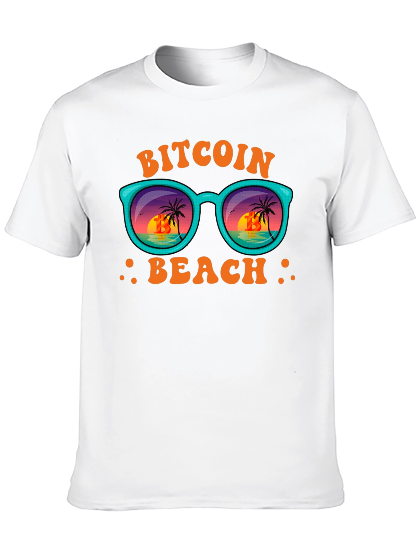 Bitcoin Beach T-Shirt - Crypto Vacation Vibes