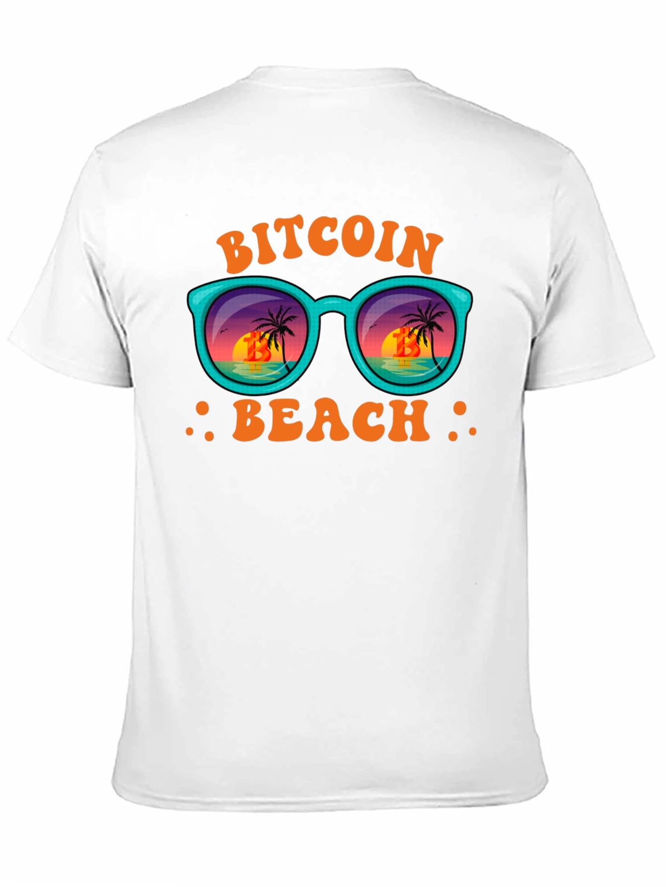 Bitcoin Beach T-Shirt - Crypto Vacation Vibes