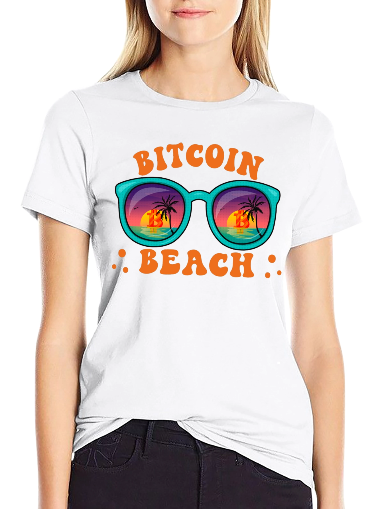Bitcoin Beach T-Shirt - Crypto Vacation Vibes