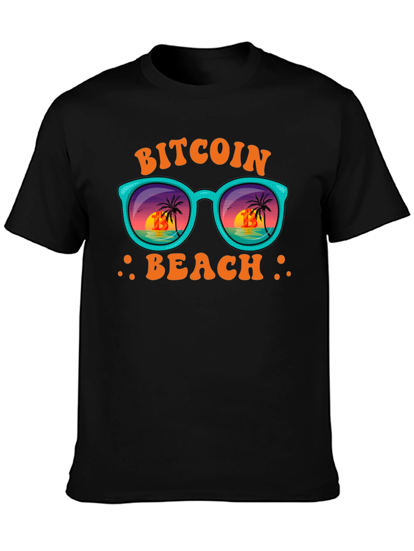 Bitcoin Beach T-Shirt - Crypto Vacation Vibes