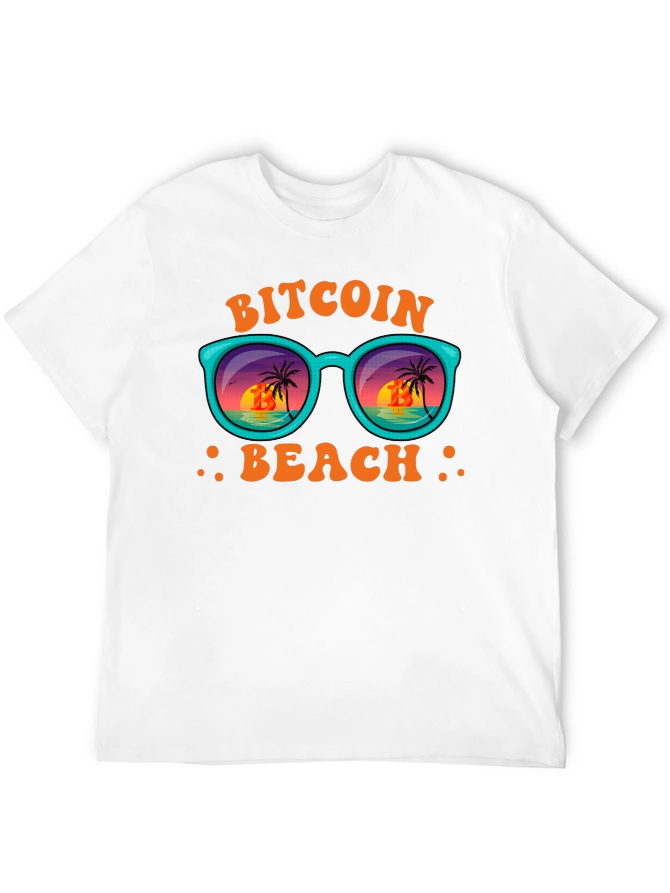 Bitcoin Beach T-Shirt - Crypto Vacation Vibes