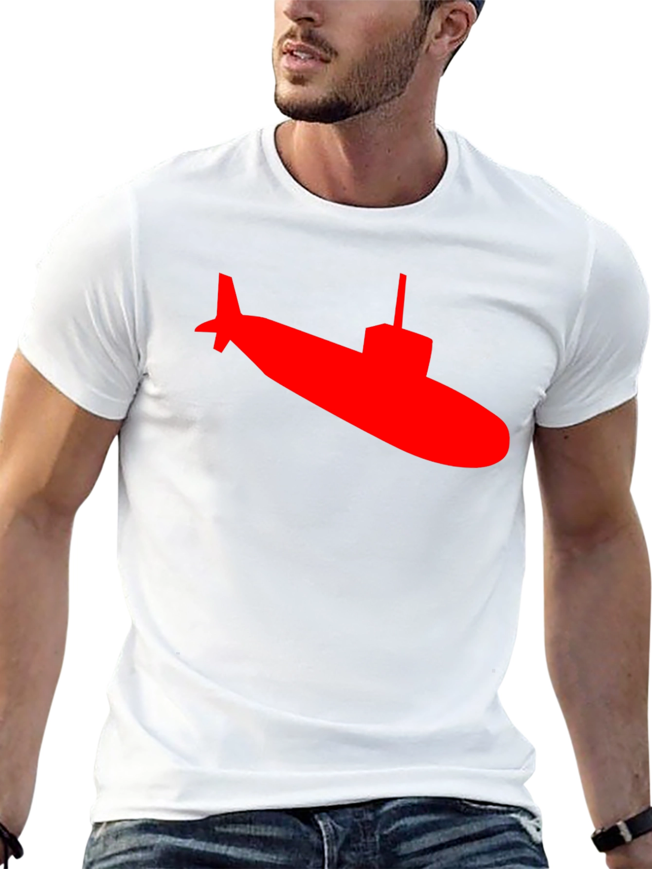 Submarine Graphic Tee - Classic Crew Neck
