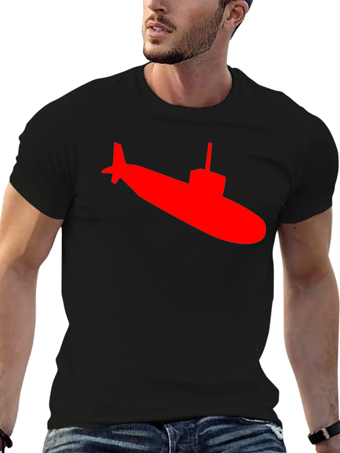Submarine Graphic Tee - Classic Crew Neck
