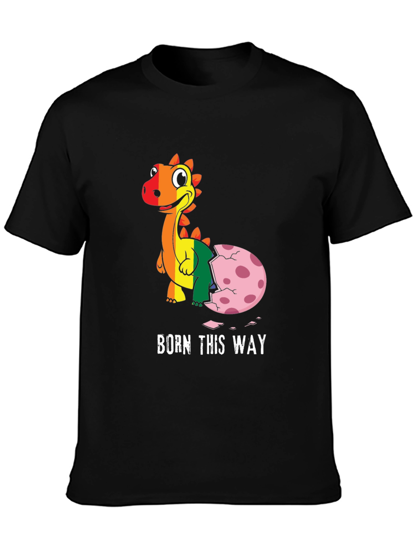Born This Way LGBTQ+ Dinosaur T-Shirt