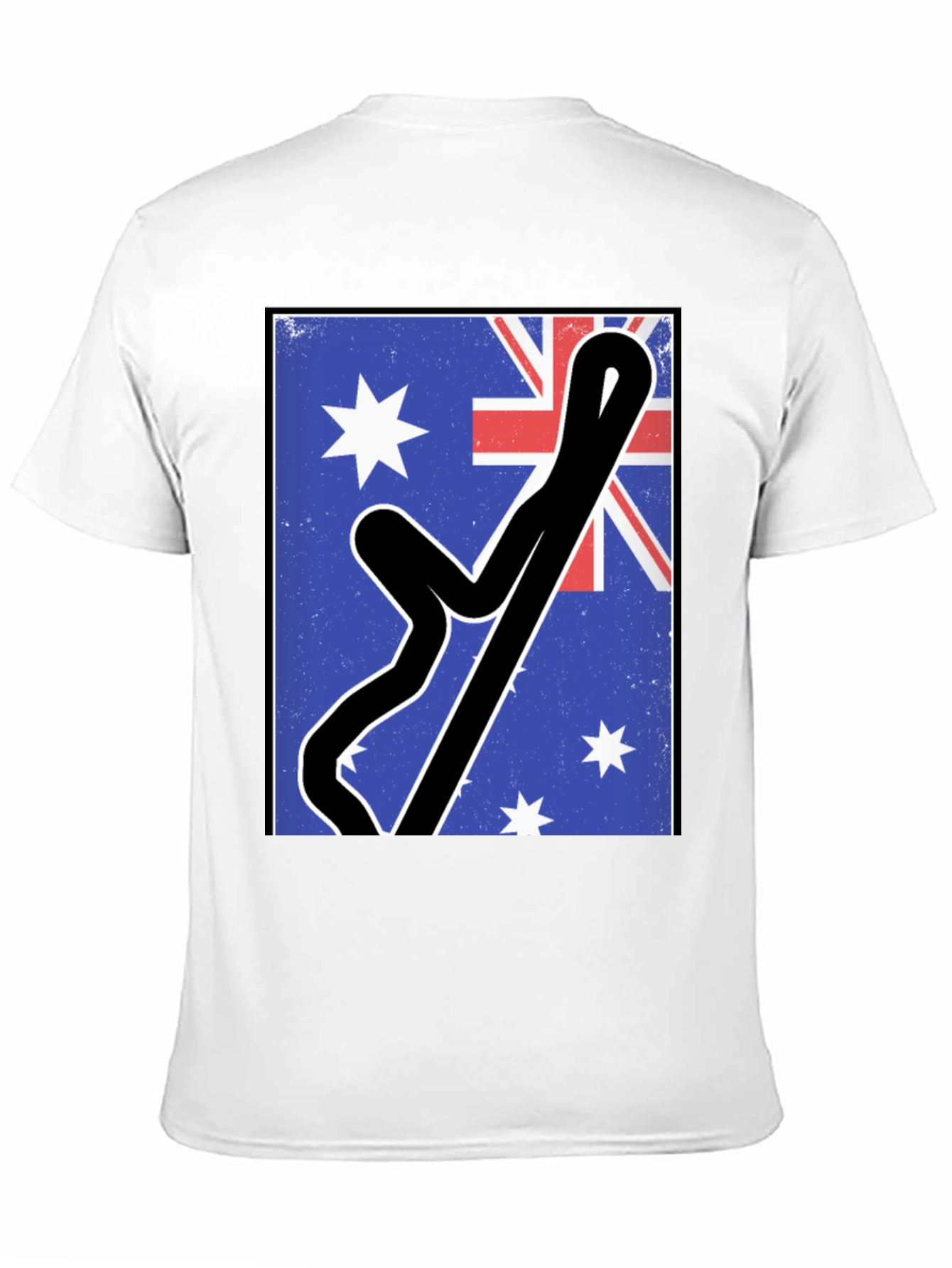 Australian Flag Racing Track Tee