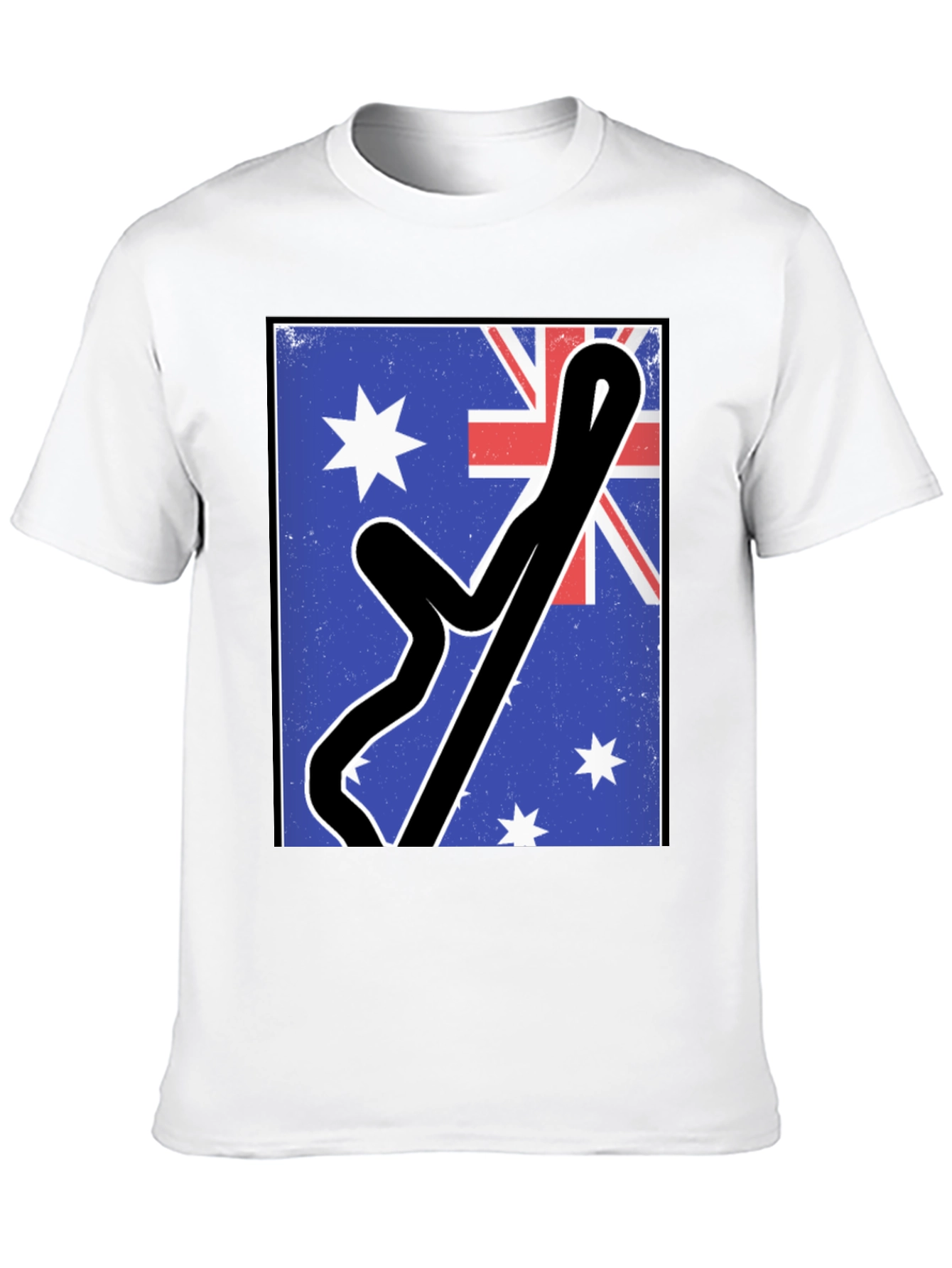 Australian Flag Racing Track Tee