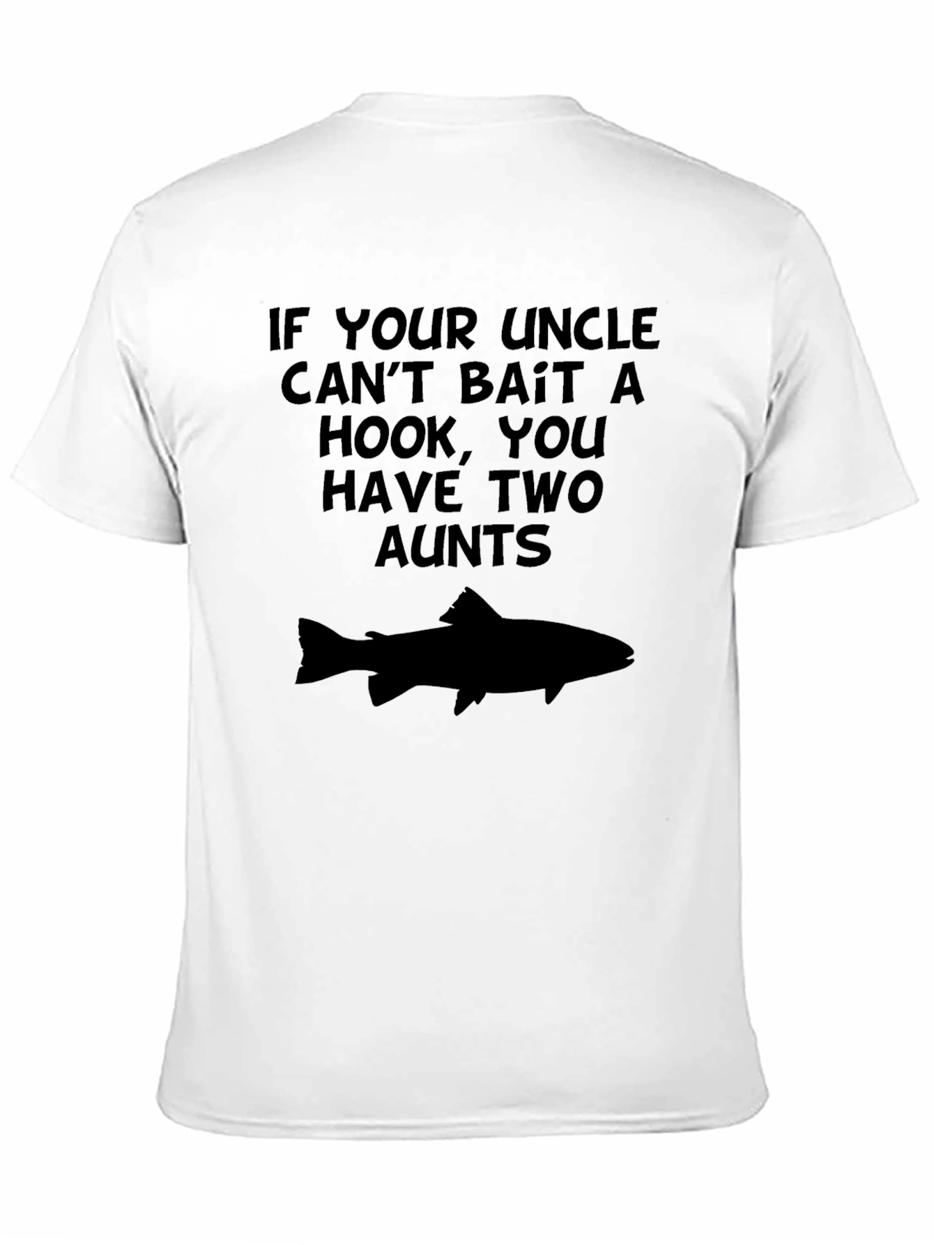 Funny Fishing T-Shirt: Two Aunts Bait Hook