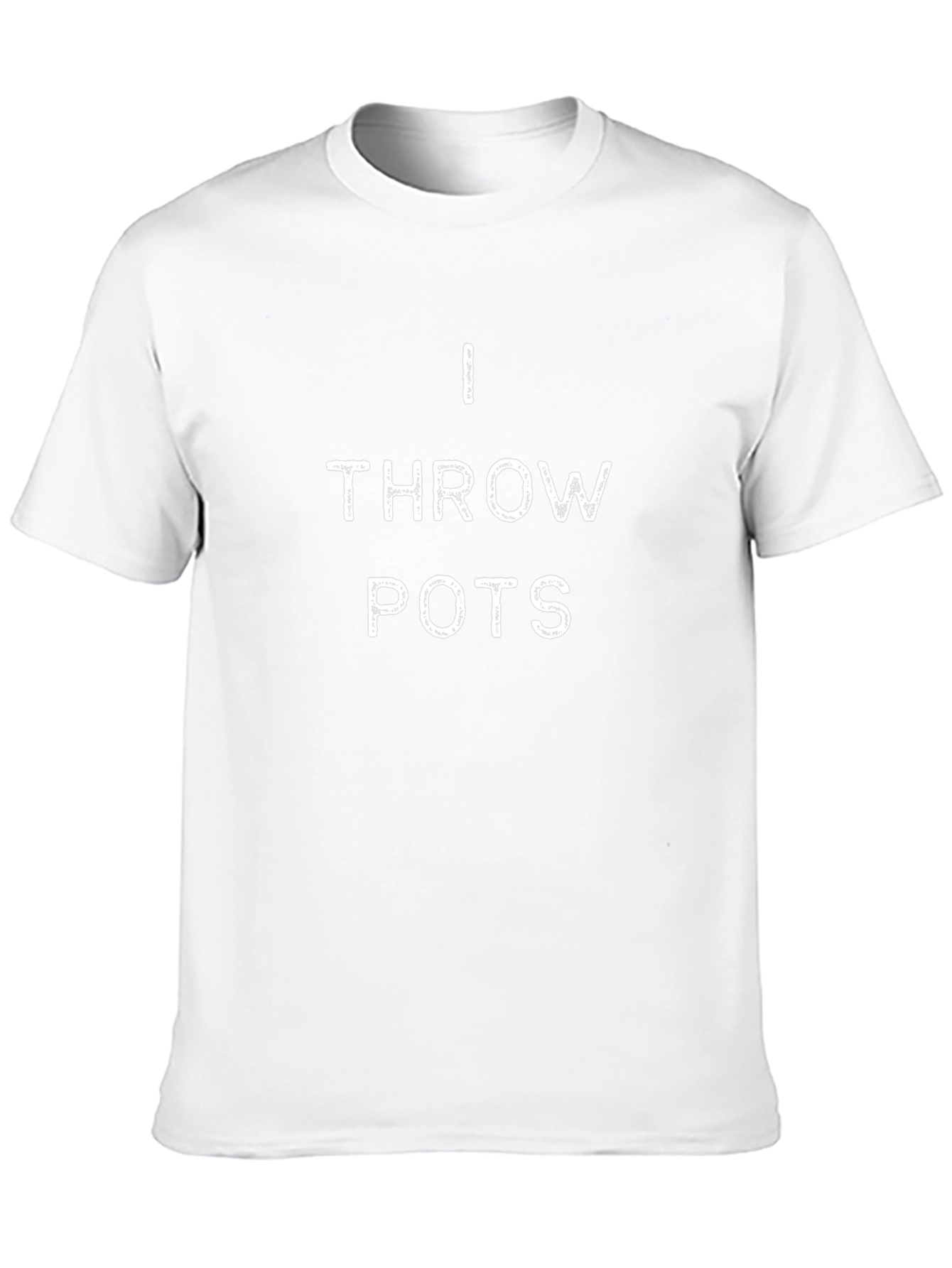 I Throw Pots Black T-Shirt - Funny Pottery Tee