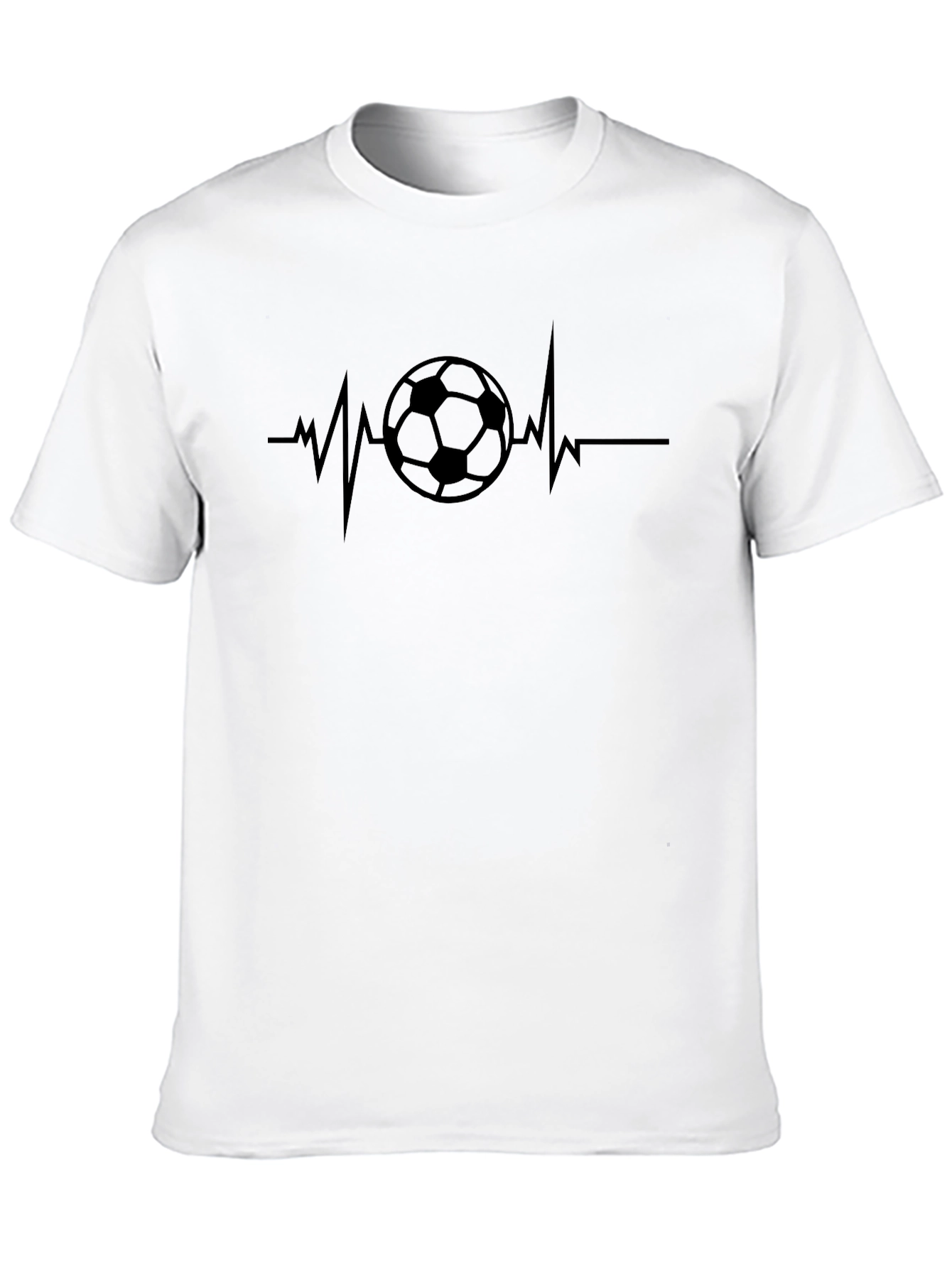 Soccer Heartbeat Graphic T-Shirt