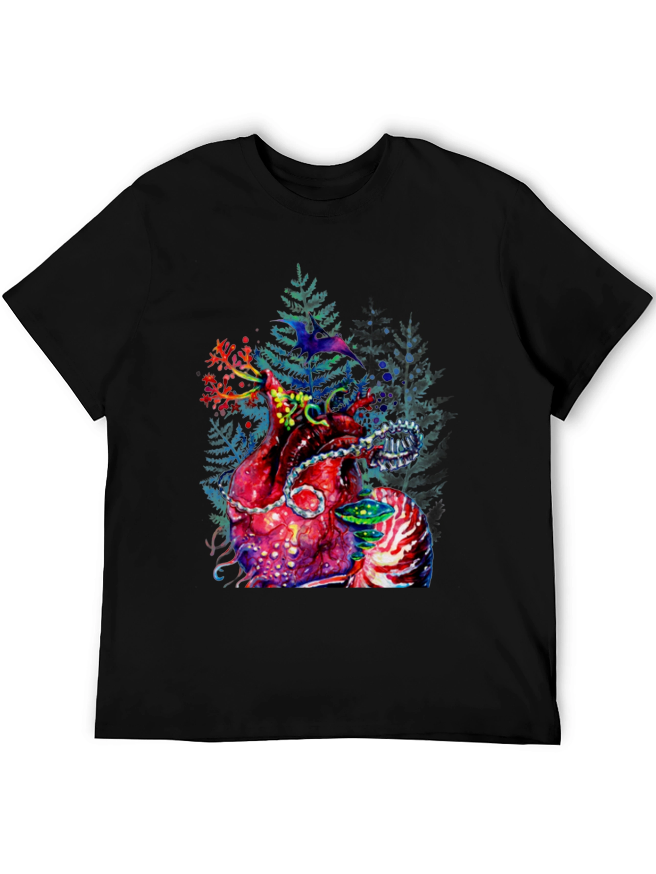 Anatomical Heart Chainsaw Graphic Tee