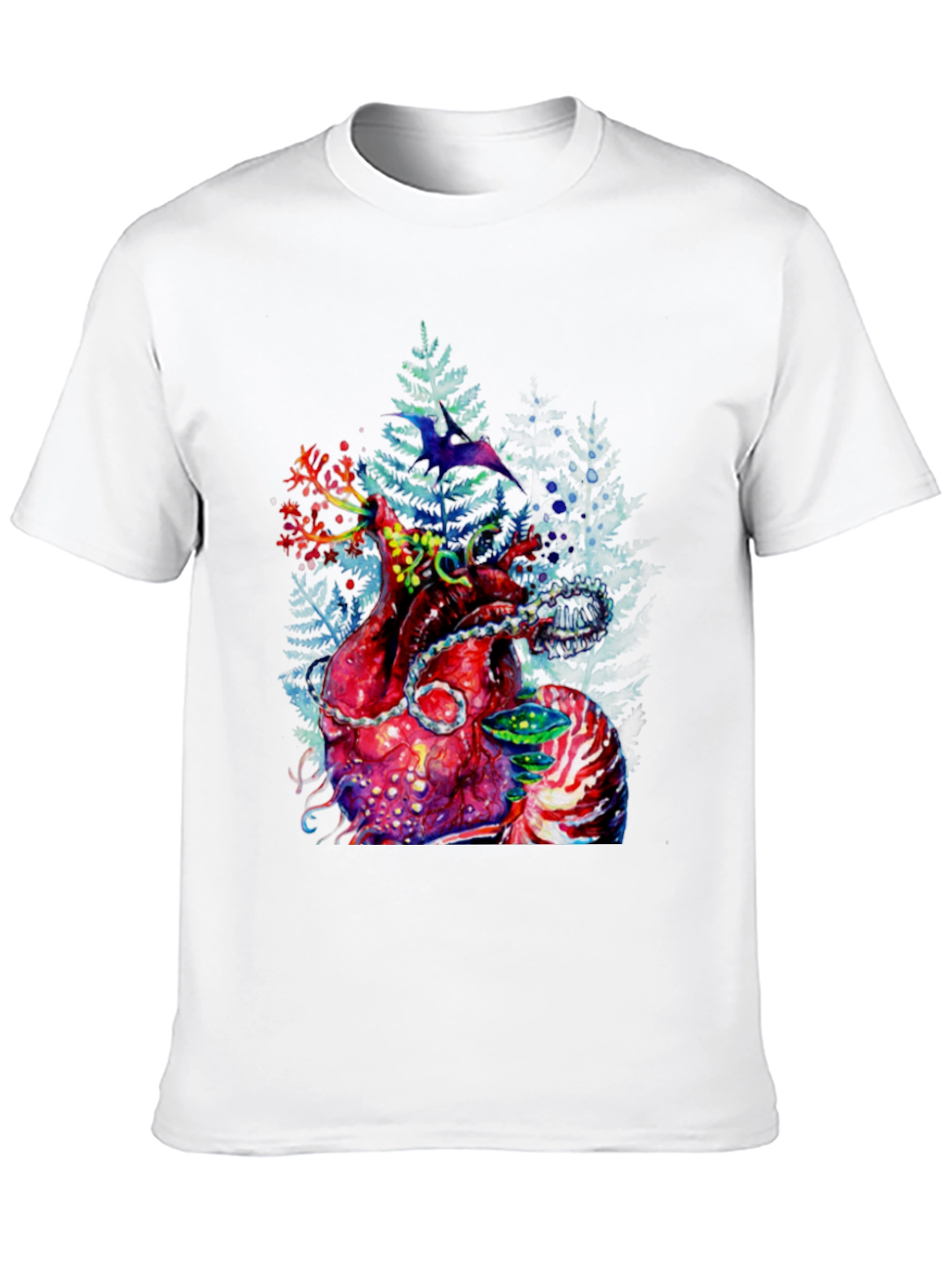 Anatomical Heart Chainsaw Graphic Tee