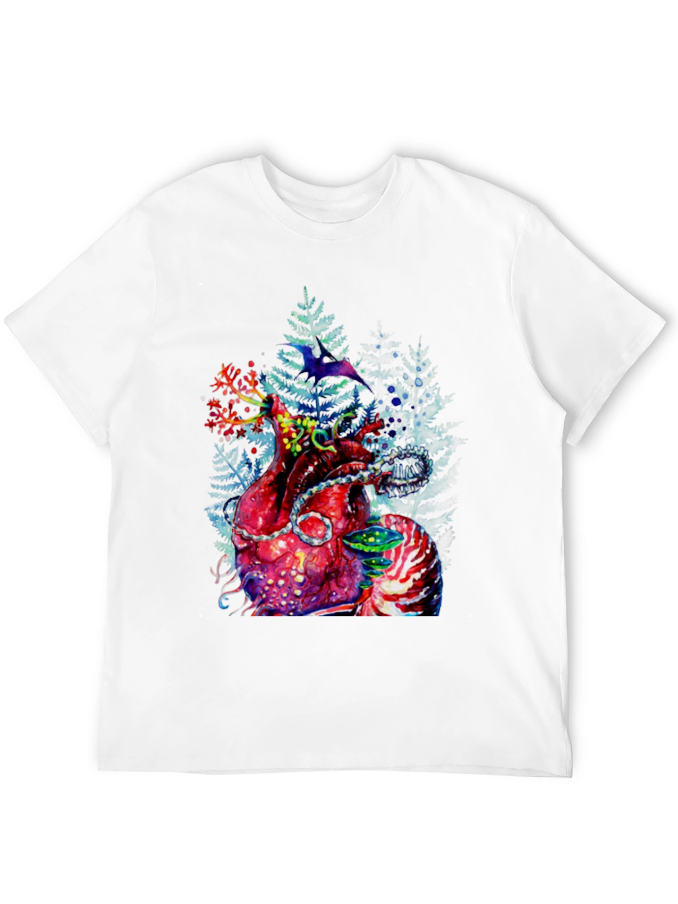 Anatomical Heart Chainsaw Graphic Tee
