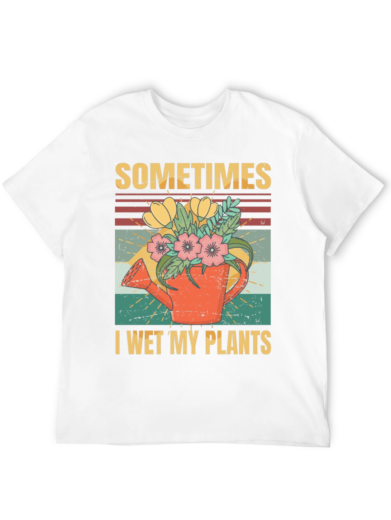 Funny I Wet My Plants Gardening T-Shirt