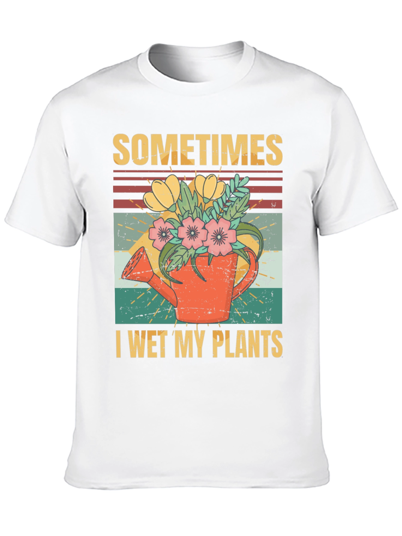 Funny I Wet My Plants Gardening T-Shirt
