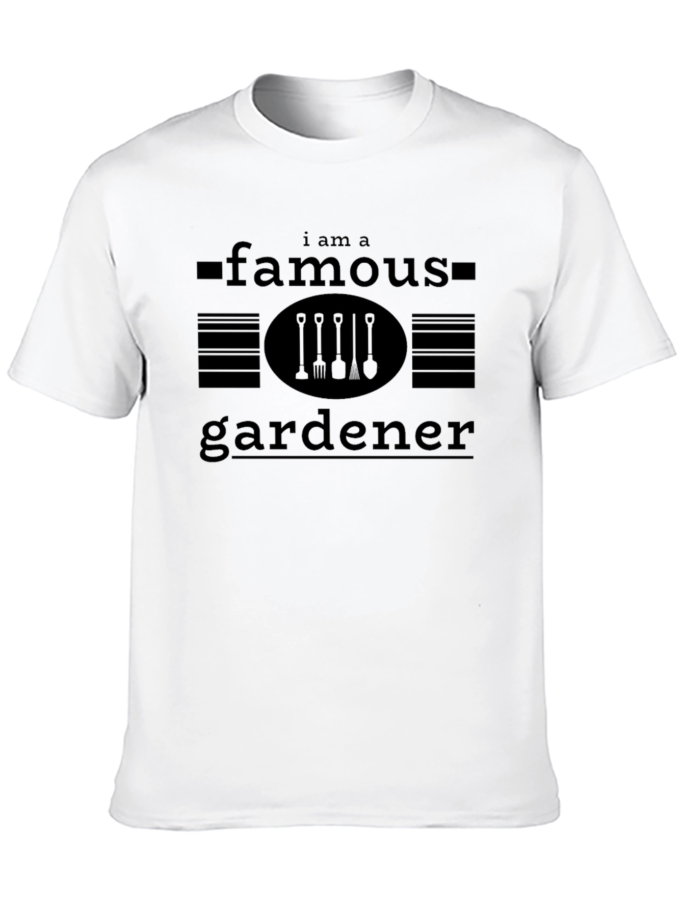 Famous Gardener Graphic Tee - Black