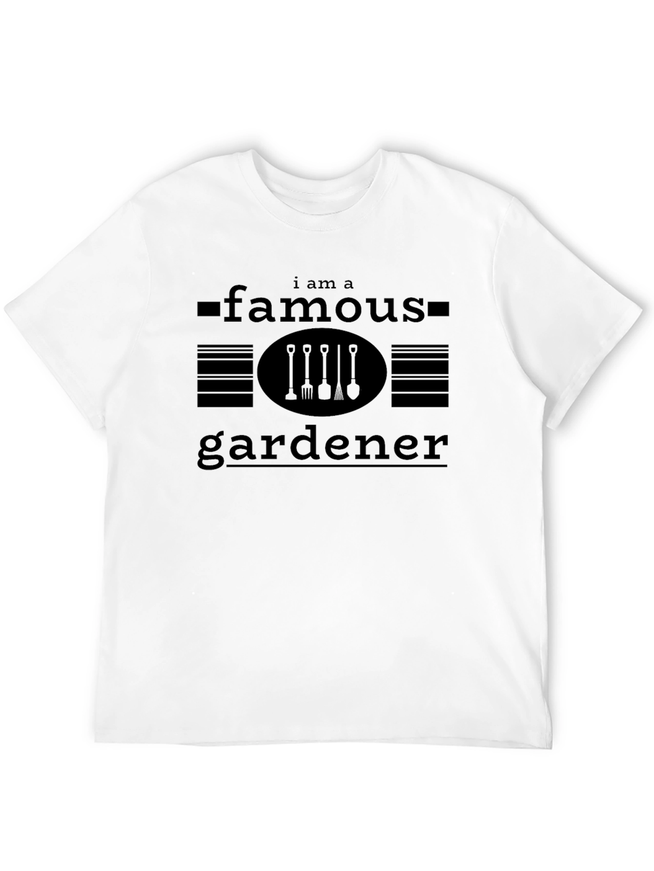 Famous Gardener Graphic Tee - Black