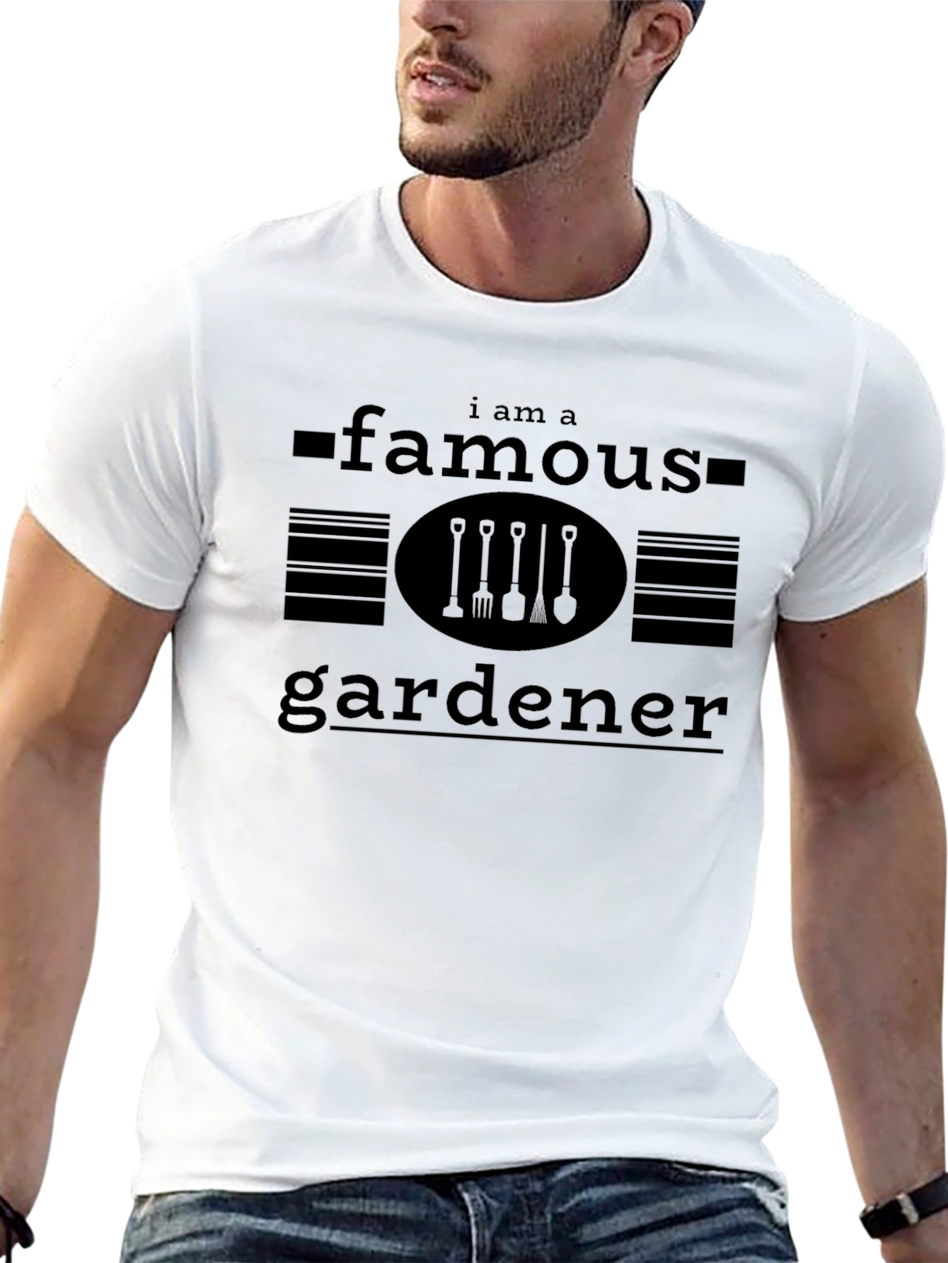 Famous Gardener Graphic Tee - Black