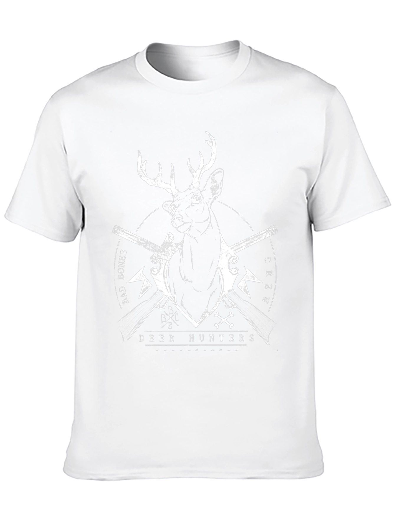 Deer Hunters Crew Black T-Shirt