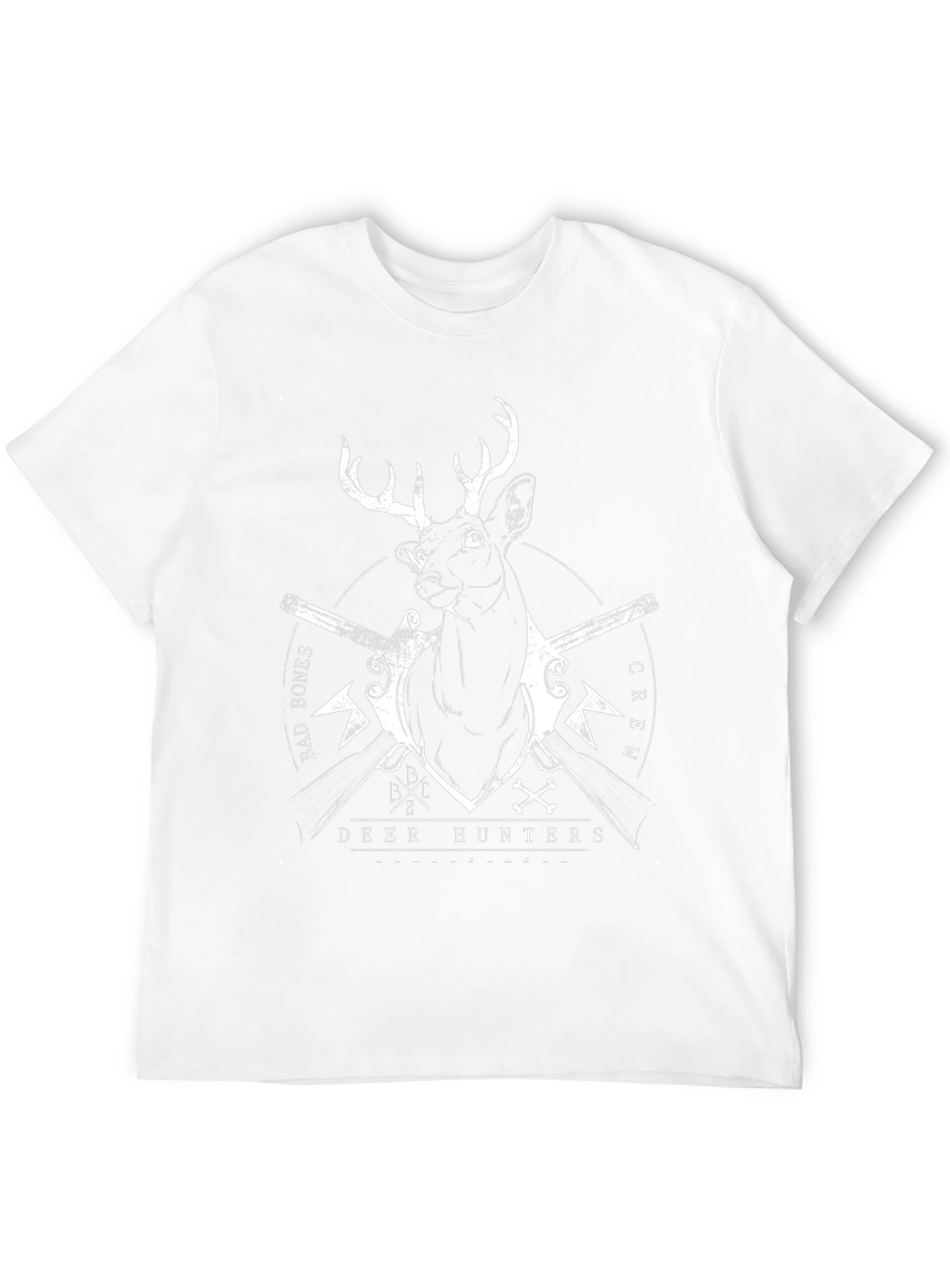 Deer Hunters Crew Black T-Shirt