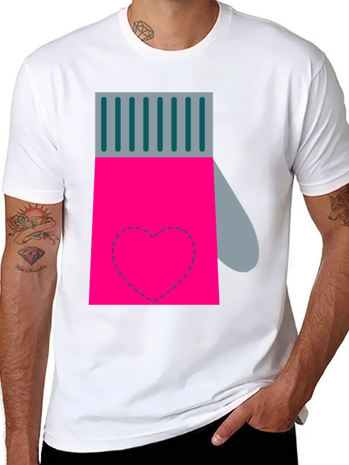 Mitten Heart Graphic Tee