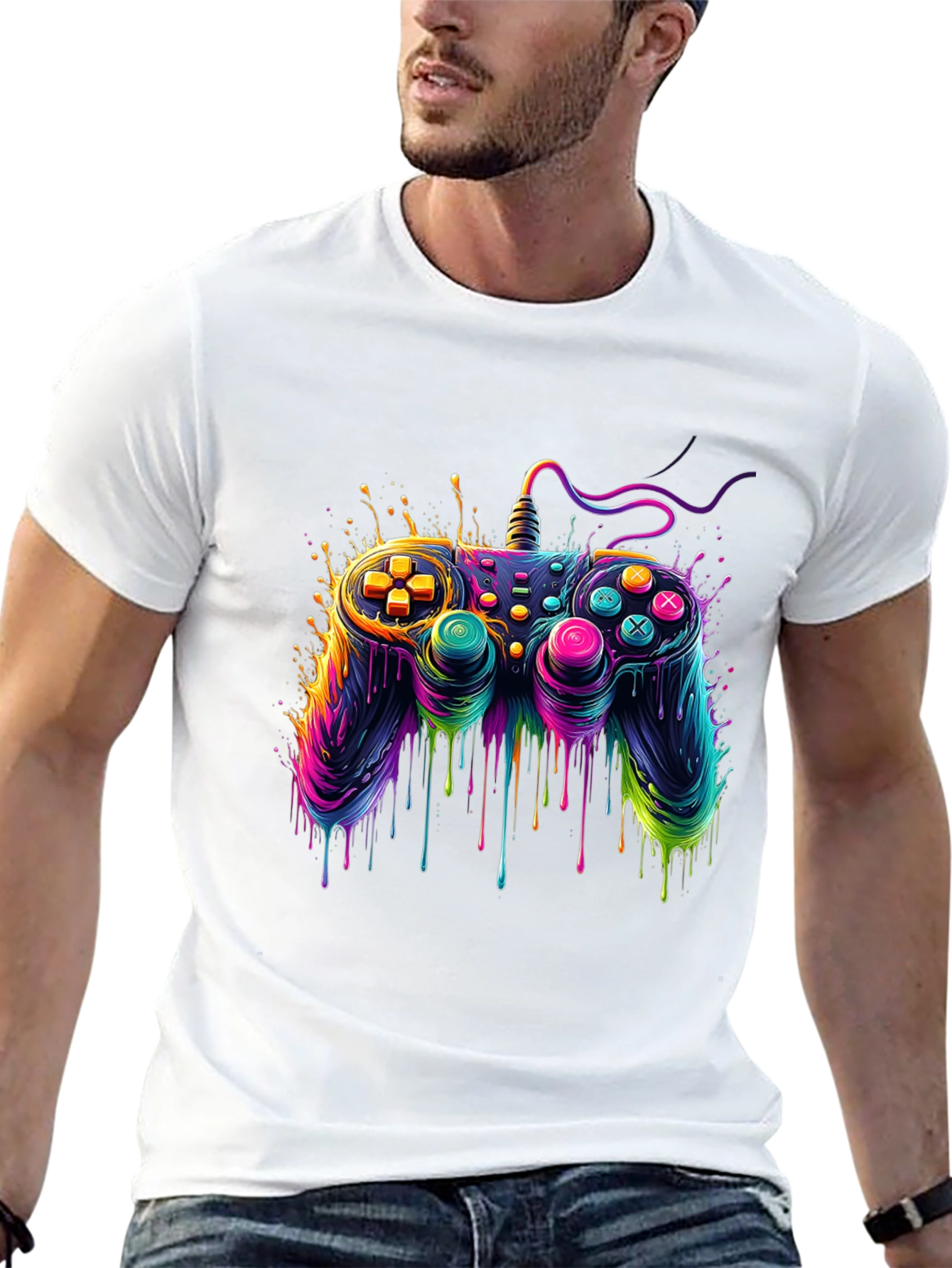 Gamer Drip T-Shirt - Controller Design
