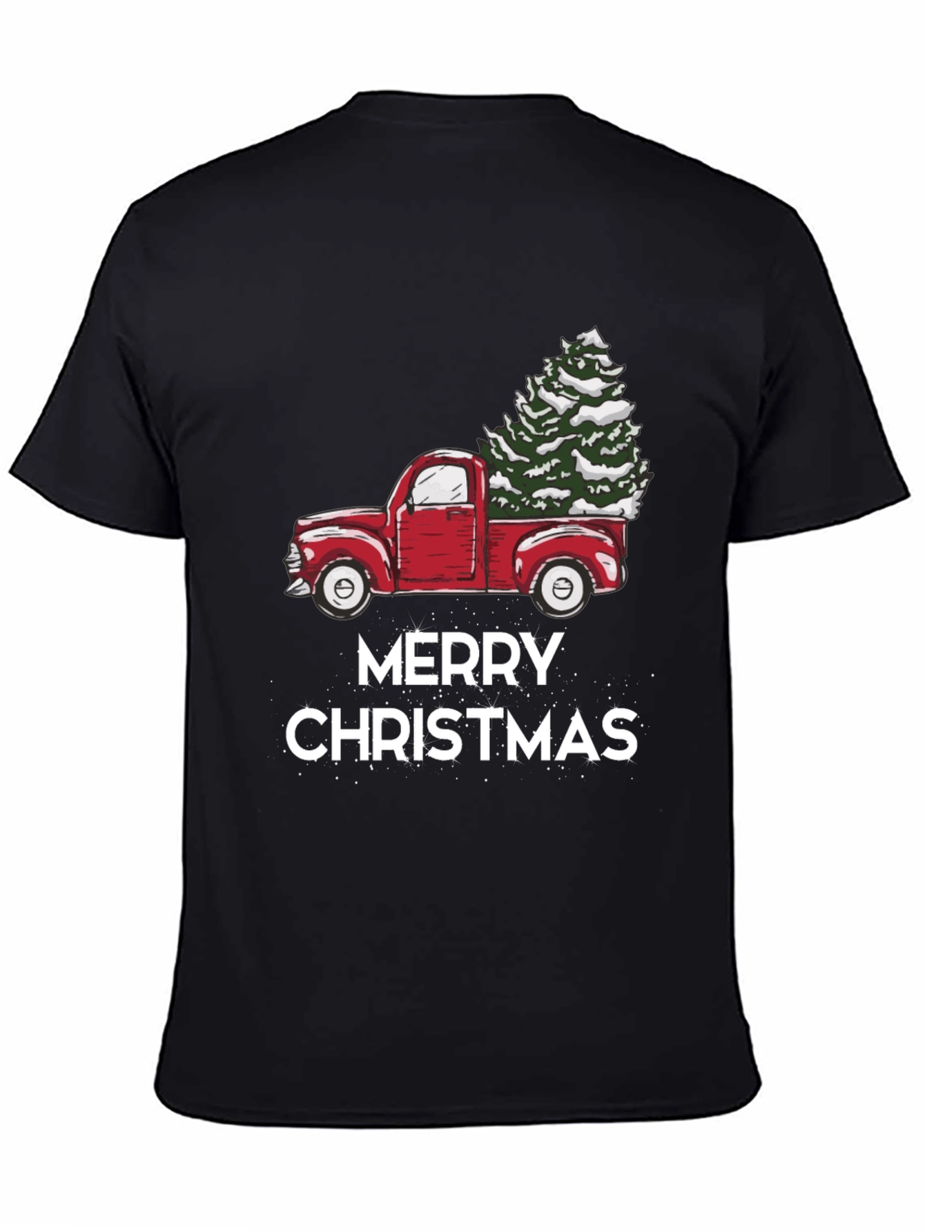 Merry Christmas Truck Graphic Tee