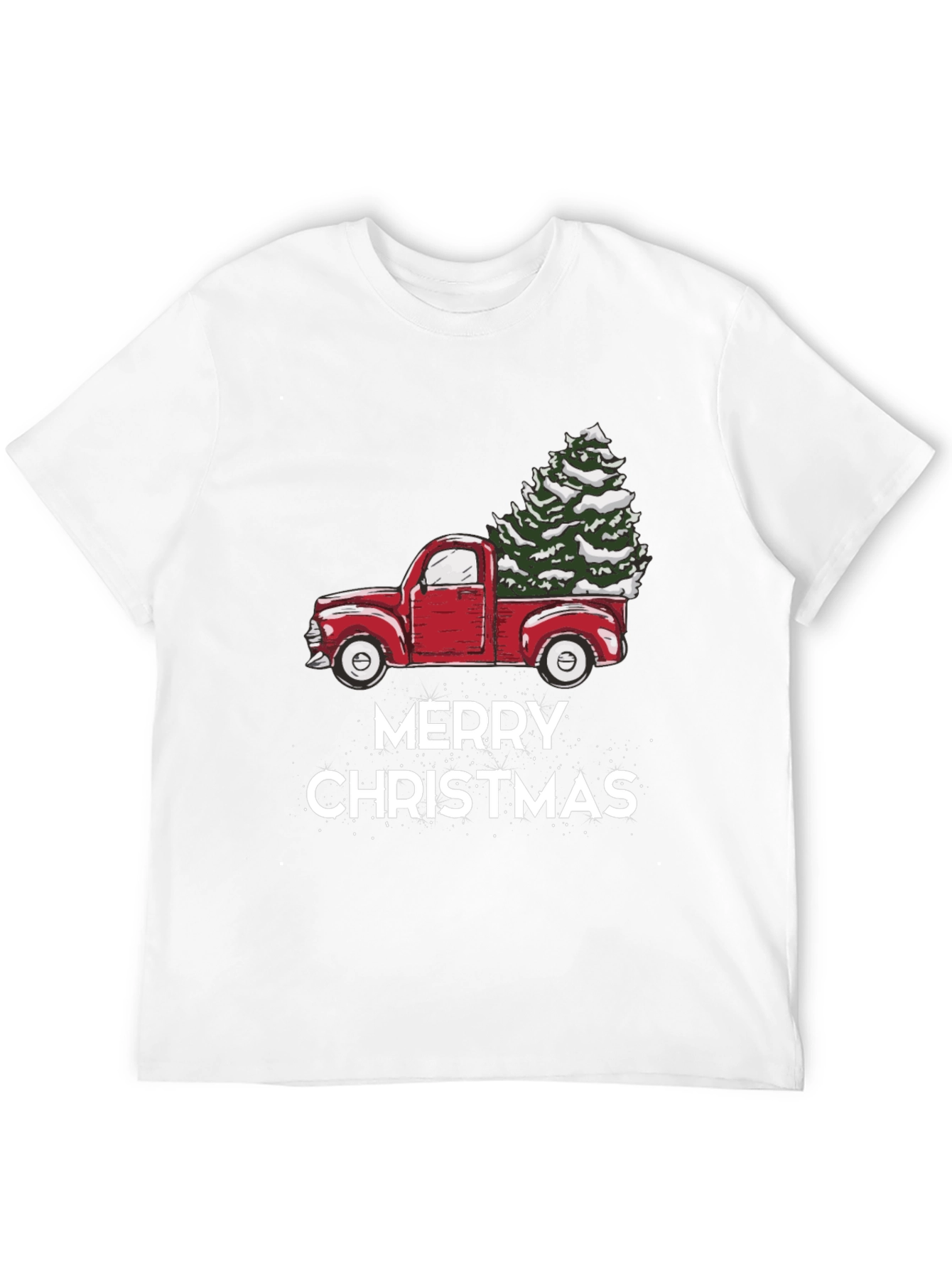 Merry Christmas Truck Graphic Tee