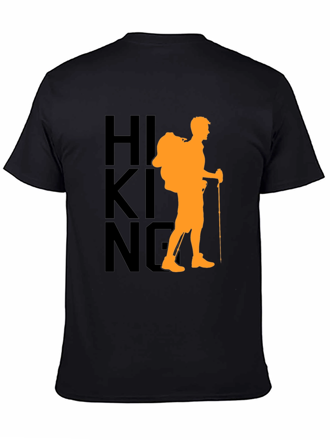 Hiking Adventure Graphic Tee - Black