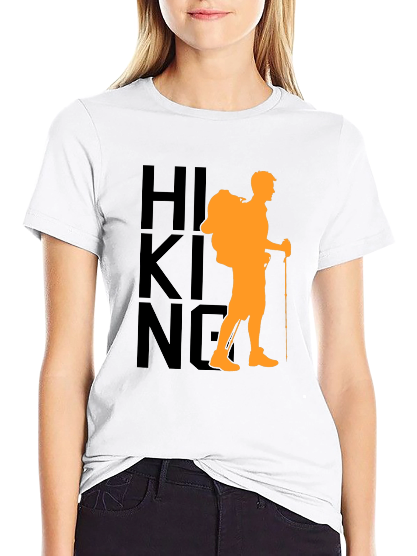 Hiking Adventure Graphic Tee - Black